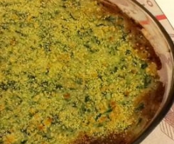 Gratinado de Legumes e Soja Granulada