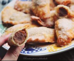 Pasteis de Massa Tenra com Recheio de Castanhas e Cacau