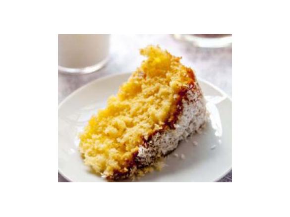 Pão-de-Ló de Laranja e Coco. Para tardes felizes.