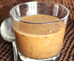 Sopa de Abóbora com Feijão Preto