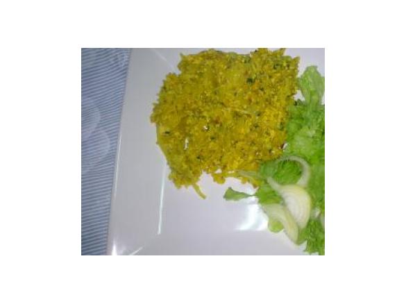 Alho francês à brás com tofu