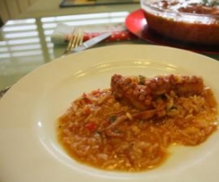 Arroz de Polvo Malandrinho (o arroz não fica partido)