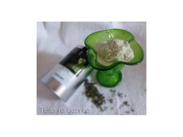 gelado de chá verde