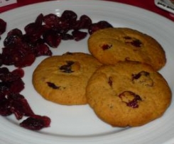 Biscoitos de Cerelac e Cranberries