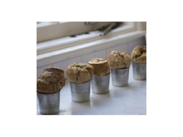 "Popovers" de Sementes de Papoila