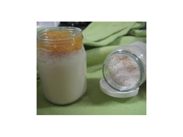 Iogurte 3 pêssegos e flor de laranjeira