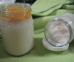 Iogurte 3 pêssegos e flor de laranjeira