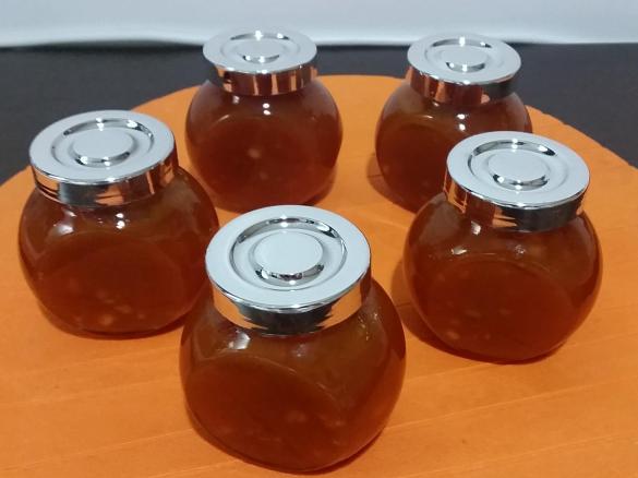 Doce de abóbora e amêndoa