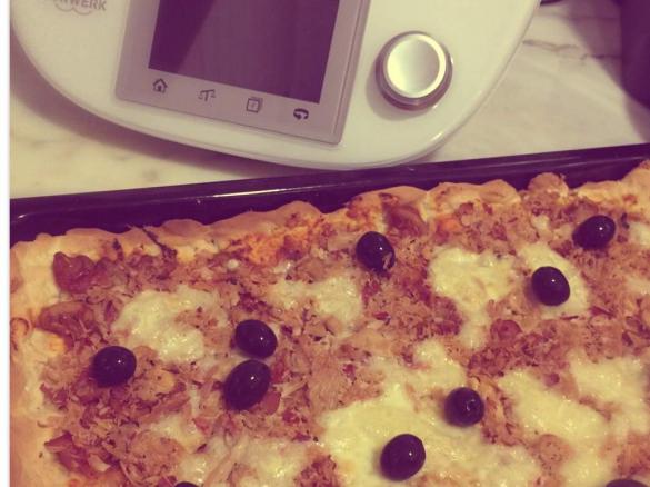 Pizza Frango Saudável