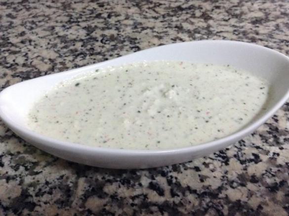 Patê de delícias do mar e iogurte