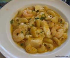 Massada de peixe com gambas