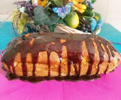 Variante Bolo de cenoura com chocolate