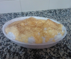 Farófias com leite creme