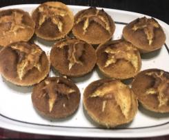 Queques de limão e chia