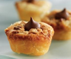 Bolinhos de Noz e Pepitas de Chocolate