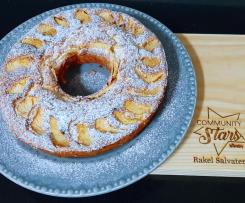 Bolo de claras e maçã