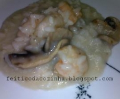 Risotto Milanesa com Camarão