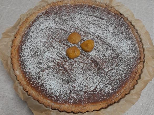 Tarte doce de castanhas