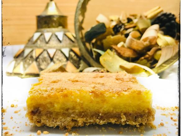 Miminhos de limão em cama de aveia integral