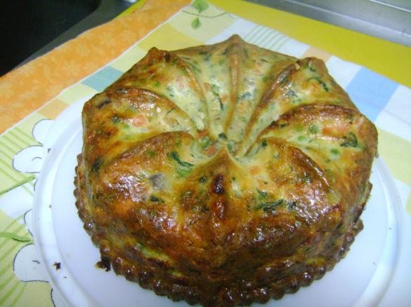 QUICHE DE LEGUMES E DELICIAS DO MAR