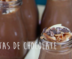 Smoothie de cacau e coco