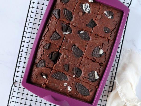 Brownies de Chocolate e Oreo