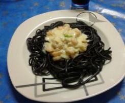 Esparguete Preta com camarão