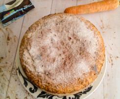 Bolo de mármore de cenoura e cacau