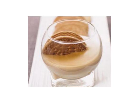 Creme de bolacha e caramelo