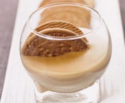 Creme de bolacha e caramelo