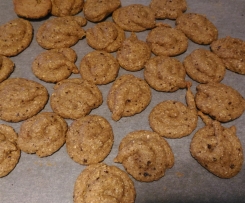 Biscoitos cagalhotos de Pêra e aveia