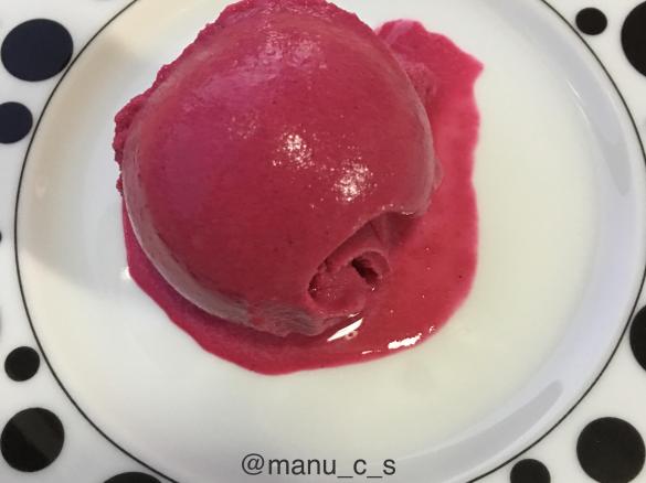 Gelado de beterraba (docinho 😉)