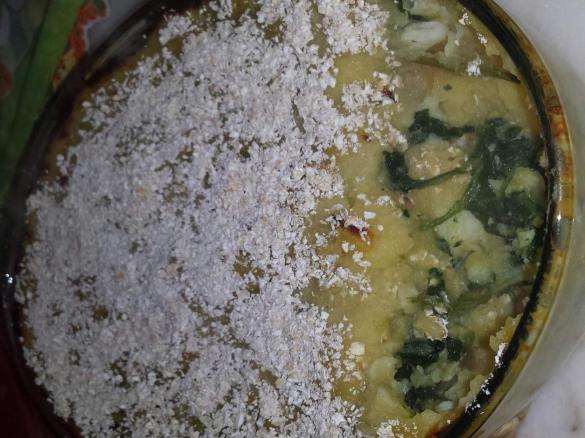 Empadao de peixe e legumes