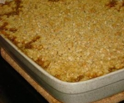 Crumble de Pêra e Maçã