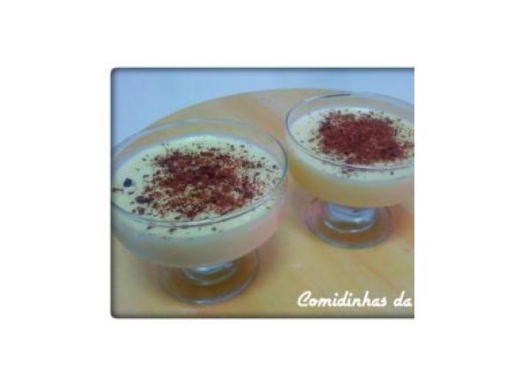 Mousse de chocolate branco