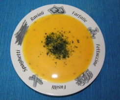 Creme de abóbora e maçã reineta á Chefe Ruca