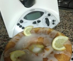 Bolo de limão, com glacê de limão