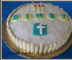 Bolo de natas, caramelo e nozes (bolo bimboface)