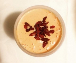 Batido de Manga, Laranja e Morango