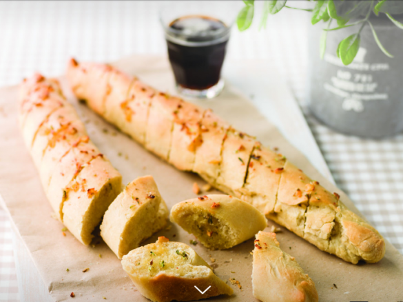 Baguete Com Alho E Orégãos