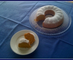 Bolo de Cenoura, Amêndoa e Pão ralado