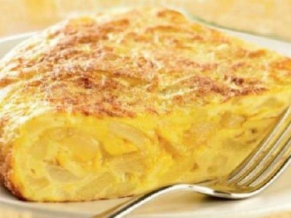 Variante Tortilla Espanhola de Batata