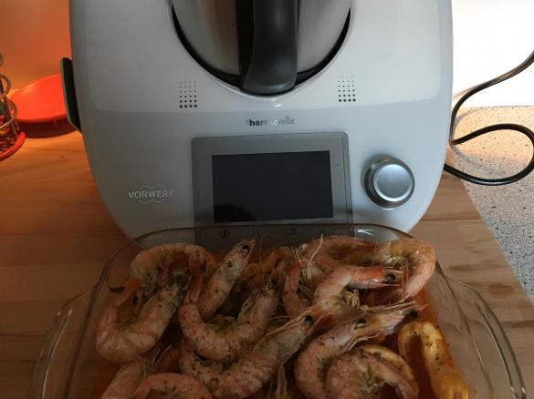 Caldeirada de Lulas e Camarao