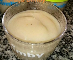 Boião de pêra e banana