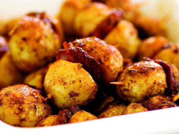 Batatas com Chouriço