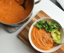 Puré de abóbora e batata doce