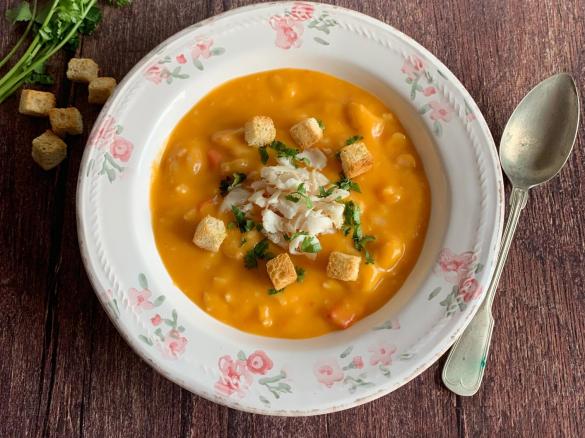 Sopa Peixe, Camarão e Amêijoas