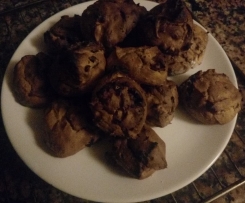 Bolinho de batata doce e frutos secos