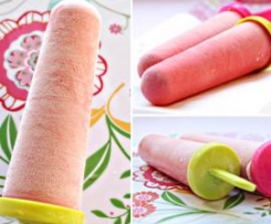 Gelado de Pauzinho, de Morango e Iogurte