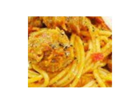 Almôndegas com esparguete